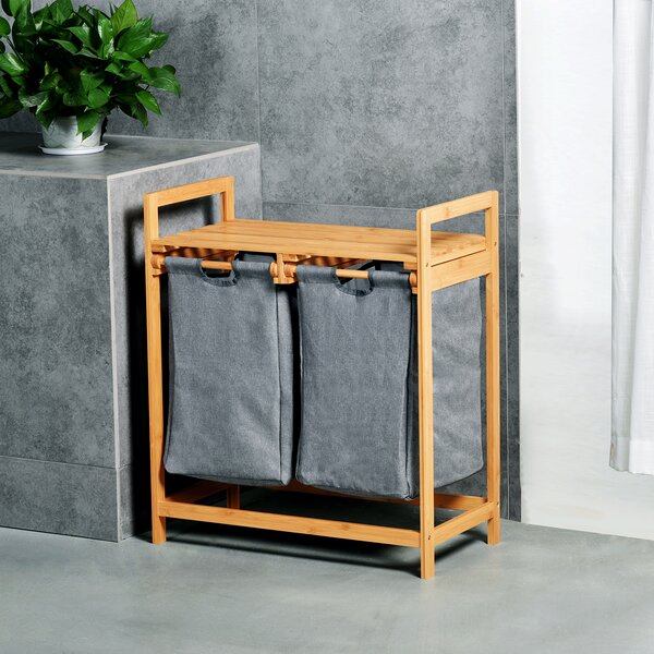 Bay Isle Home Bamboo Laundry Hamper & Reviews | Wayfair